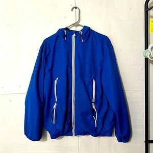 Perry Ellis windbreaker jacket Large Blue